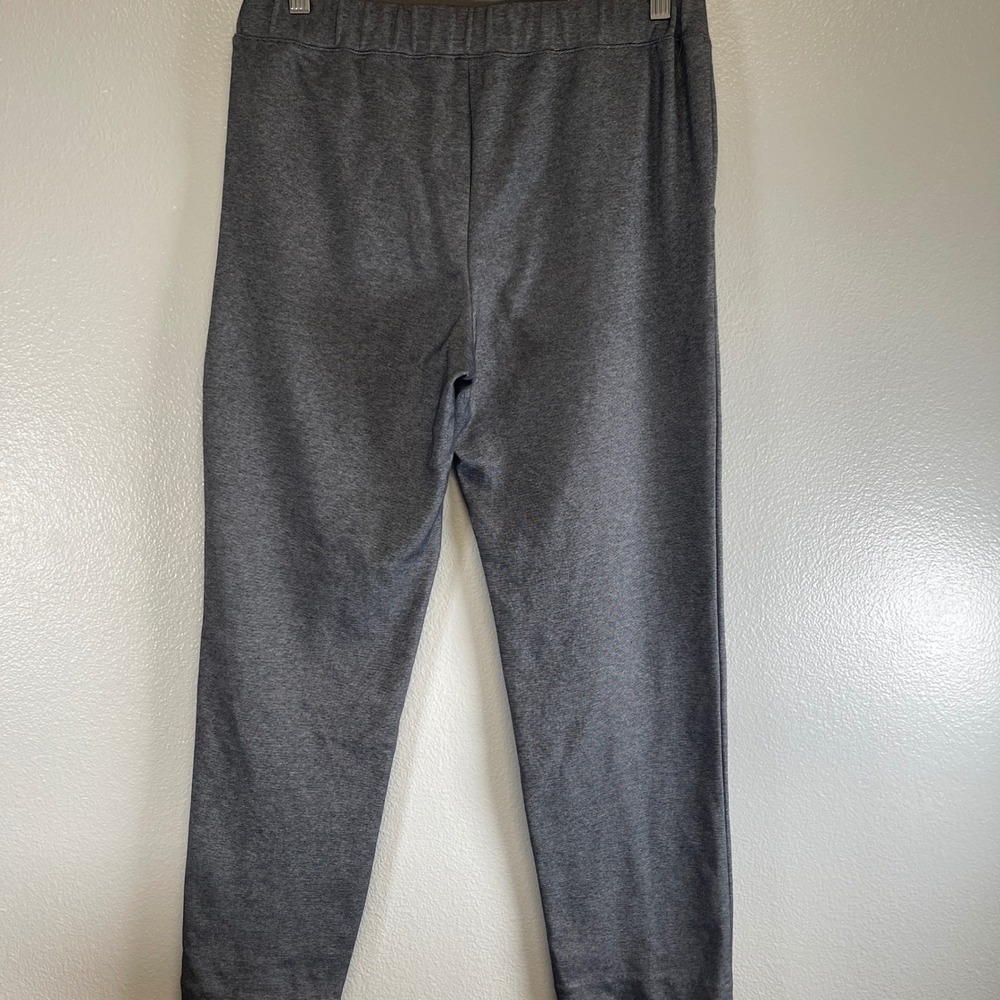 J.Crew Factory Women's Pintuck Sweatpant Heather Charcoal Sz Small Pull-On Pant - Picture 3 of 12
